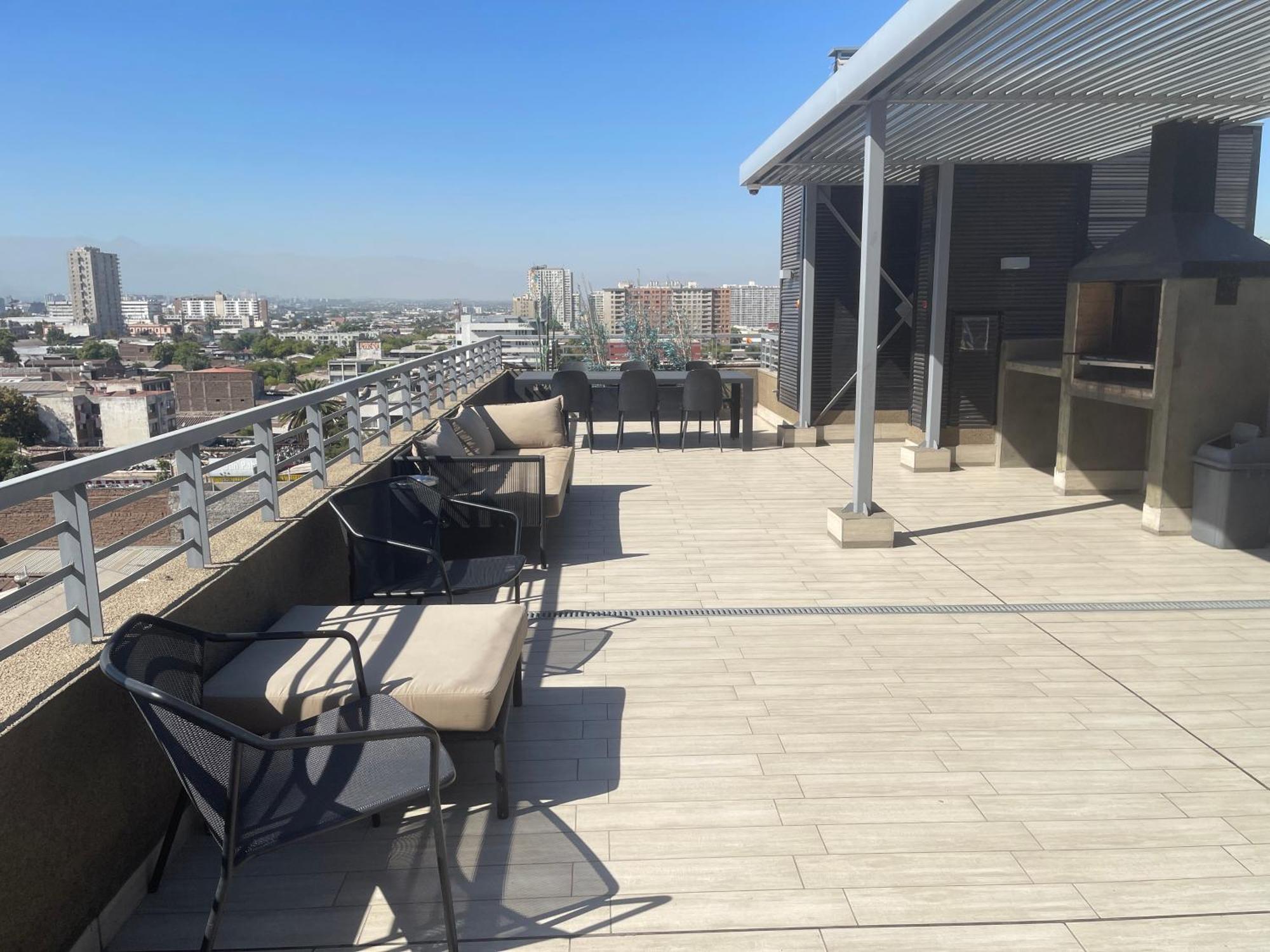 Apartamento En Santiago Centro Cerca De Movistar Arena, Caupolican Luaran gambar